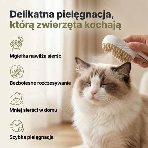 Furivo - Szczotka do Pielęgnacji Sierści Zwierząt